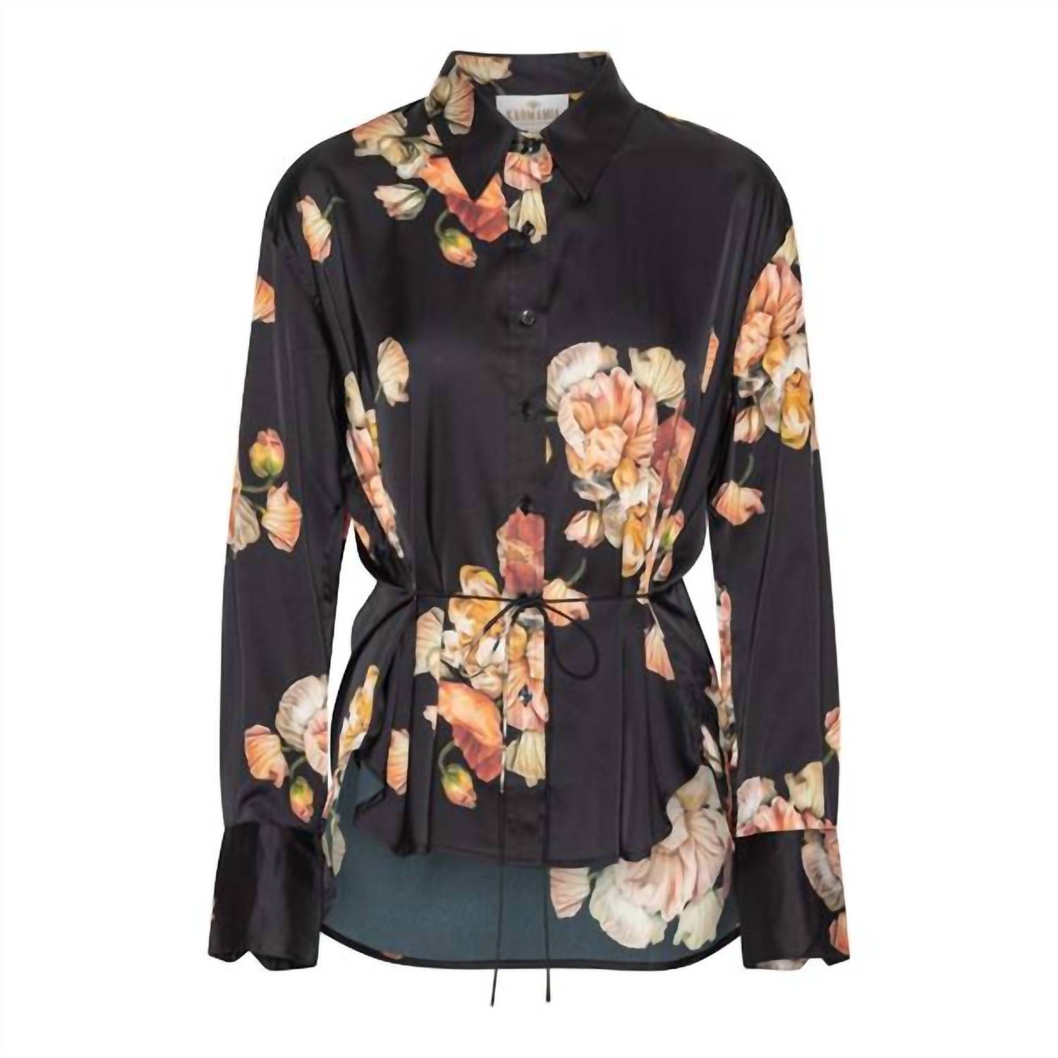 New Karmamia Women's Edie Shirt In Poppy Bouquet